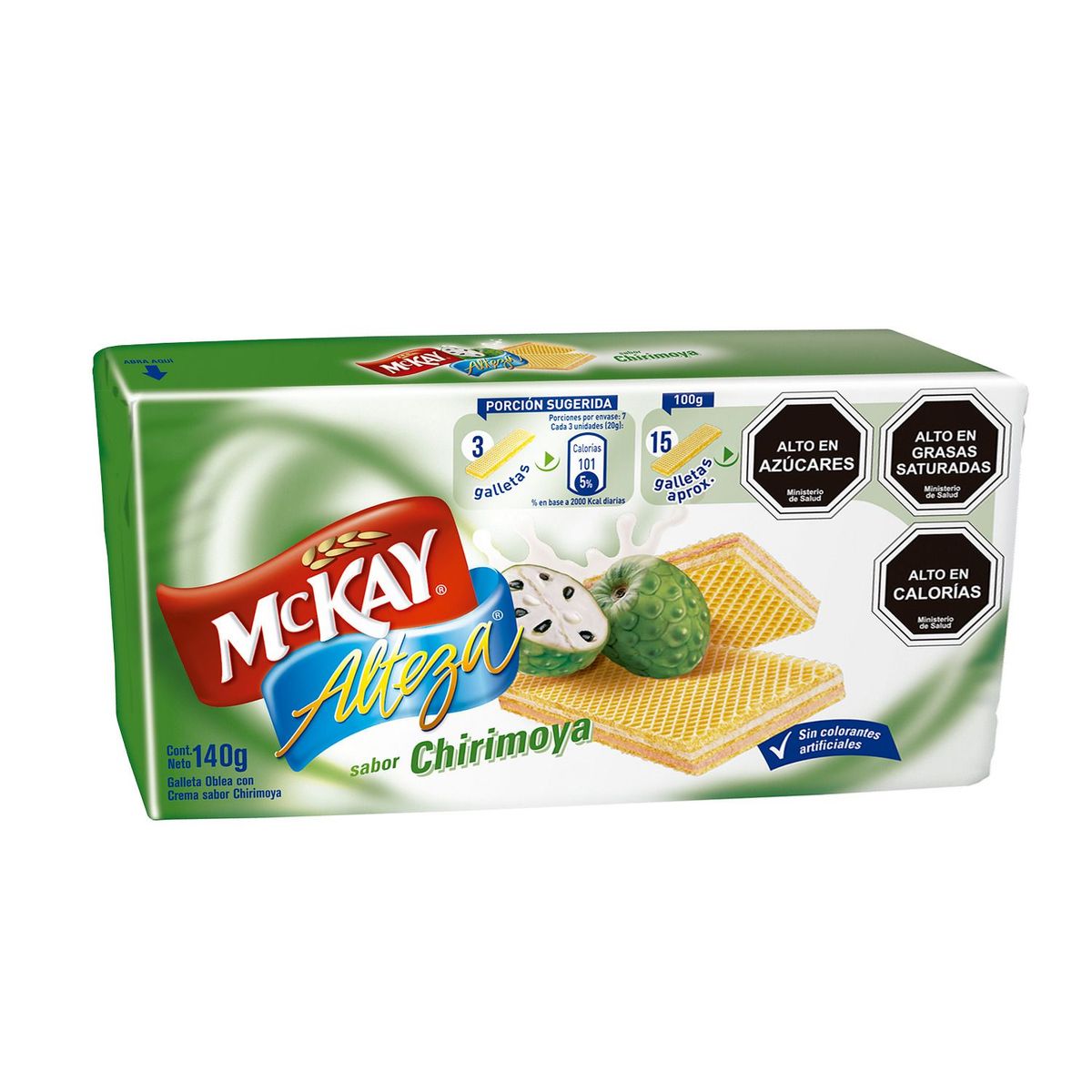 MCKAY - GALLETA ALTEZA CHIRIMOYA 140GRS.