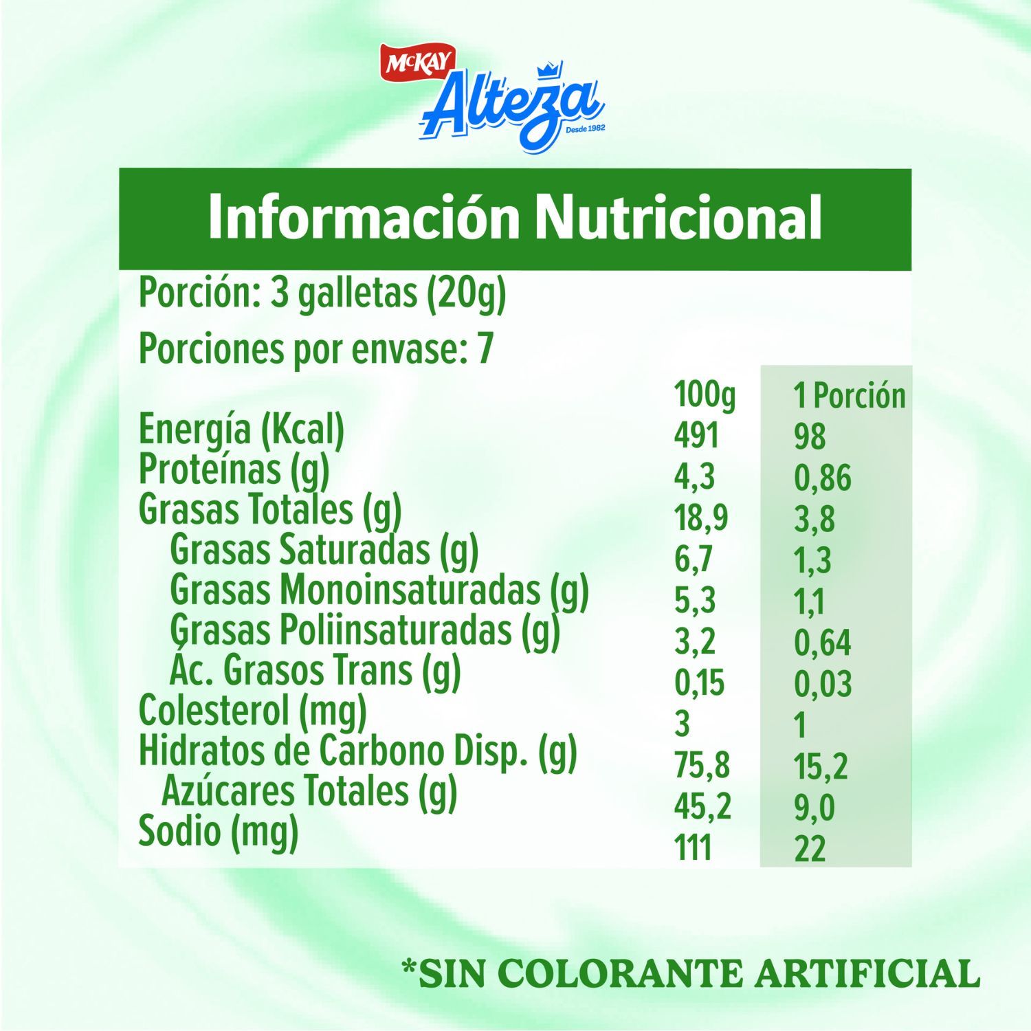 GALLETA ALTEZA CHIRIMOYA 140GRS. | Tottus Chile