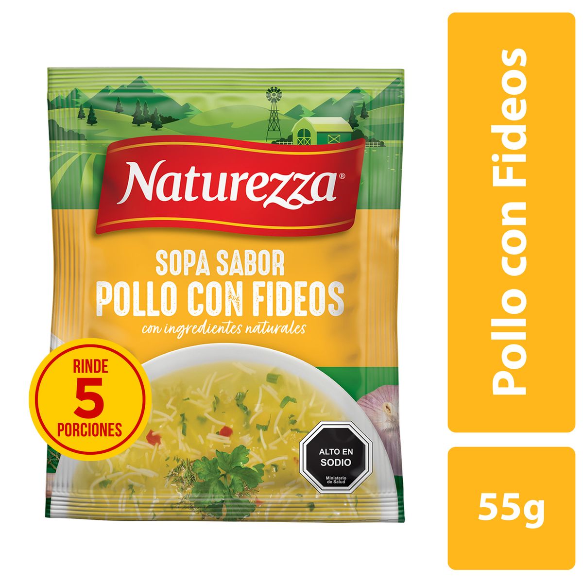 NATUREZZA - Sopa Pollo con Fideos
