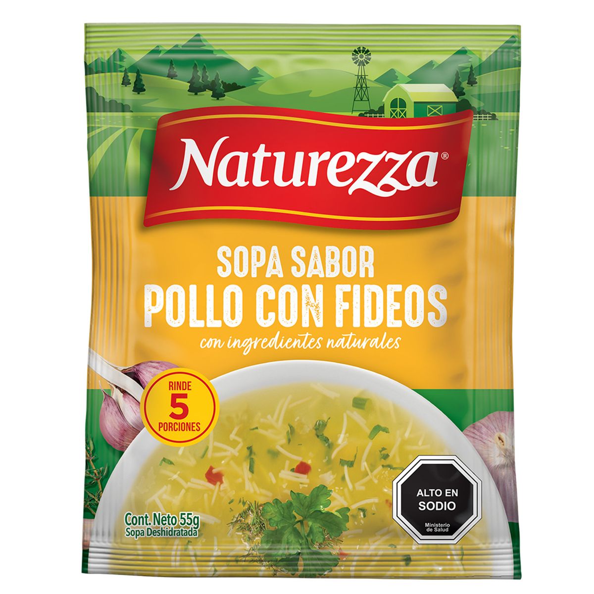 NATUREZZA - Sopa Pollo con Fideos