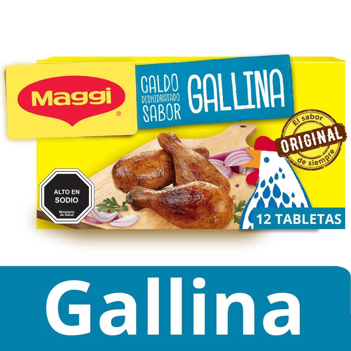 MAGGI - Caldo Sabor Gallina Maggi Caja 132 g
