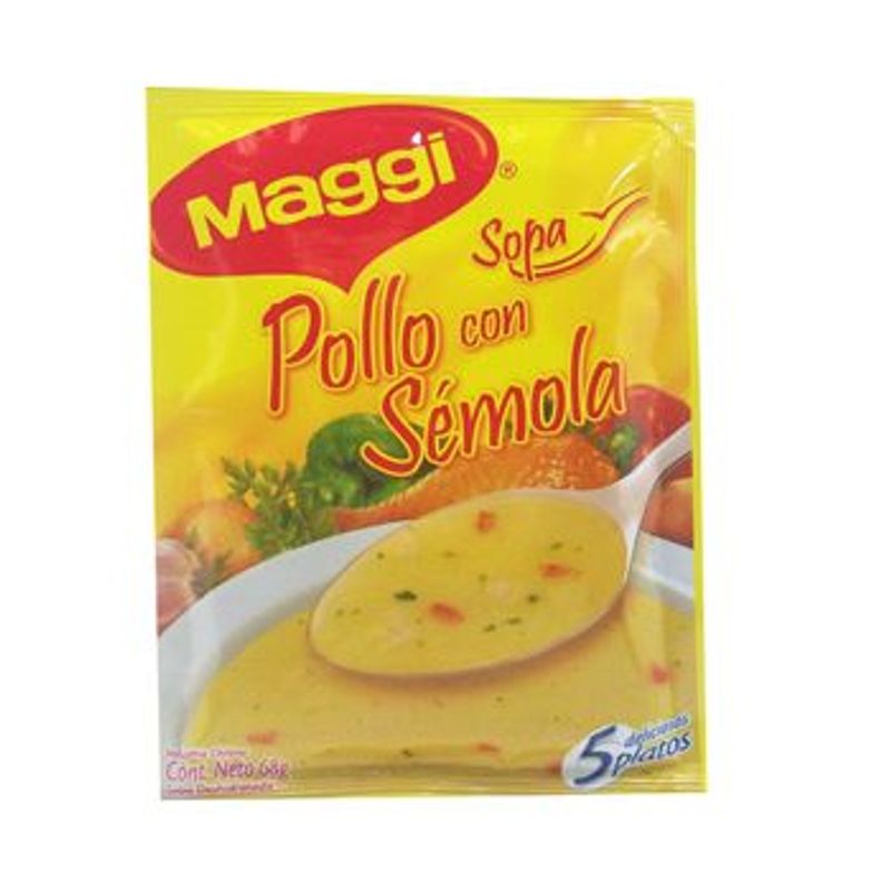 MAGGI - SOPA POLLO SEMOLA 68 GRS. 11260208