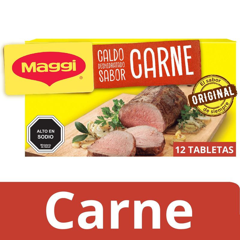 MAGGI - Caldo Sabor Carne Maggi Caja 132 g