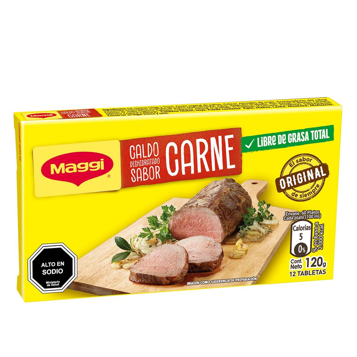 MAGGI - Caldo Sabor Carne Maggi Caja 132 g