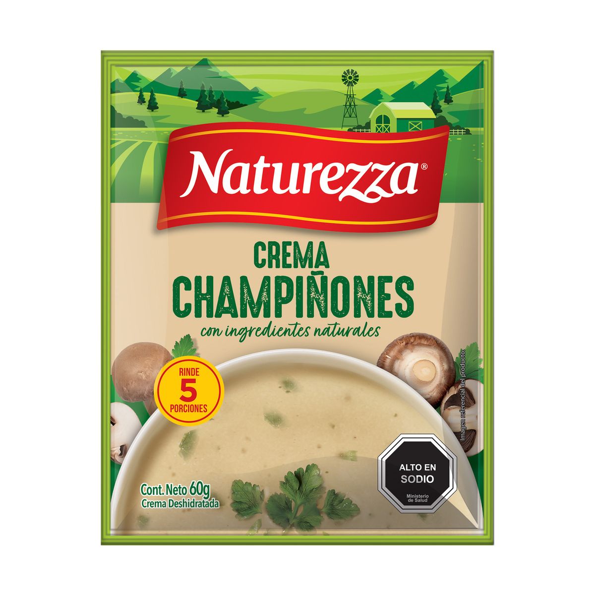 NATUREZZA - Crema de Champiñones Naturezza 60 g
