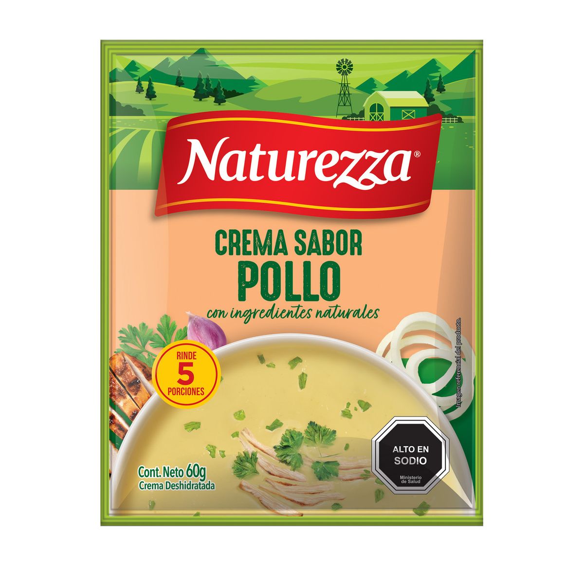 NATUREZZA - Crema de Pollo Naturezza 60 g