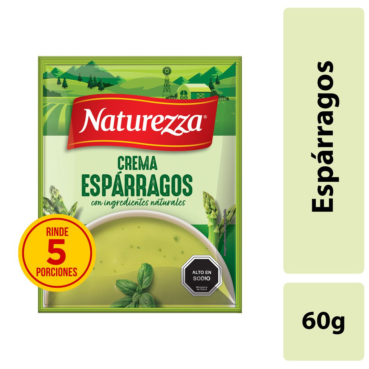 NATUREZZA - Crema de Espárragos Naturezza 60 g