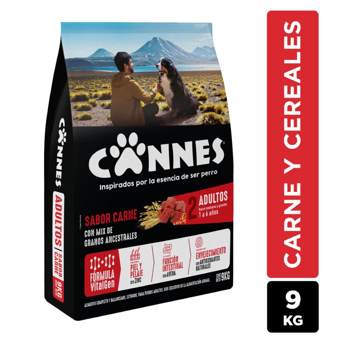 CANNES - Alimento para Perro Carne Cereal