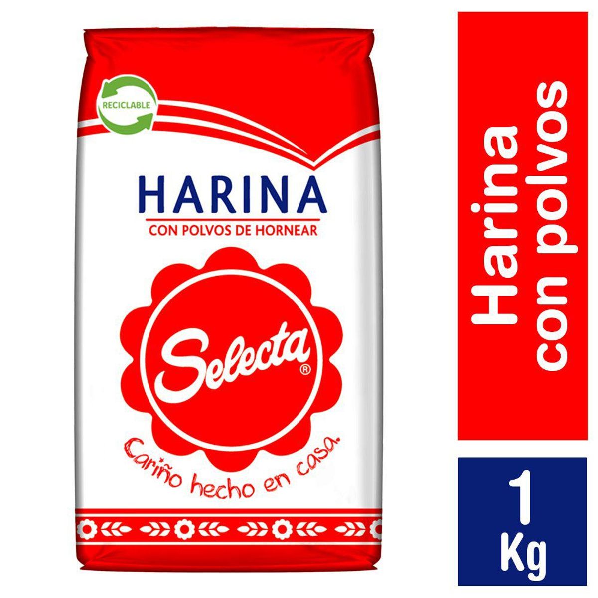 SELECTA - Harina Especial con Polvo de Hornear Selecta 1 Kg