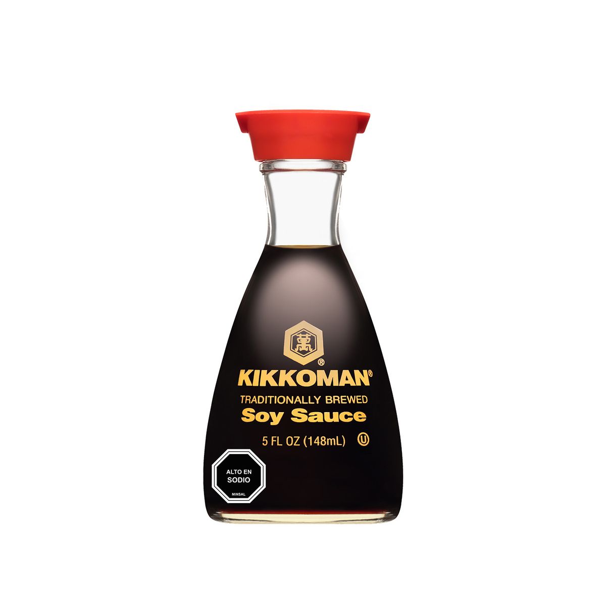 KIKKOMAN - SOYA CON DISPENSADOR  KIKKOMAN 148 ML