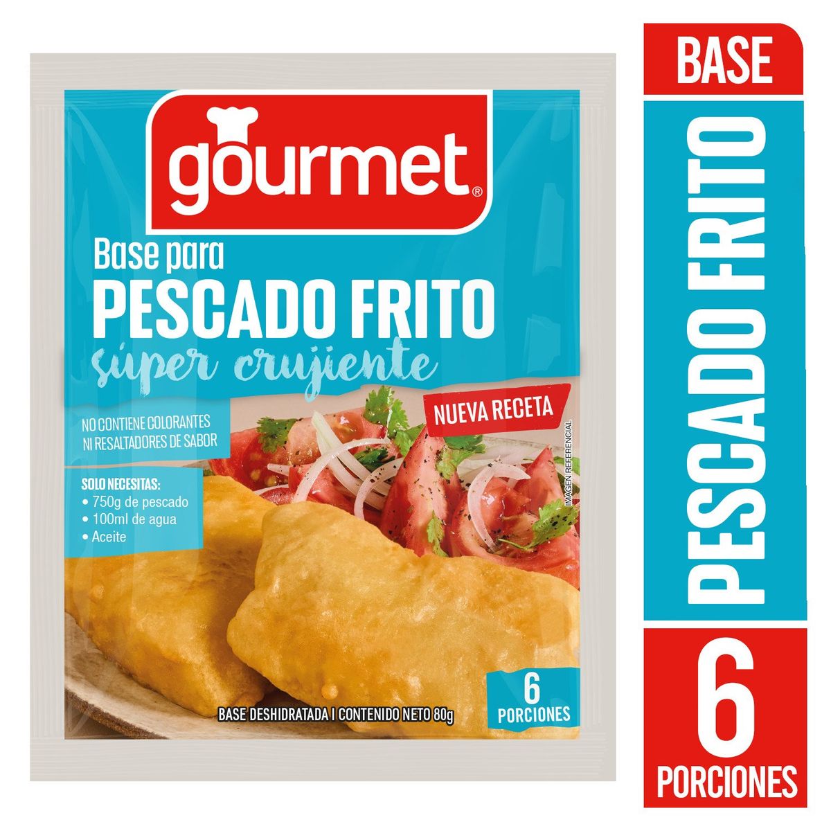 GOURMET - Base para Rebozar Pescado Frito Gourmet 80 g