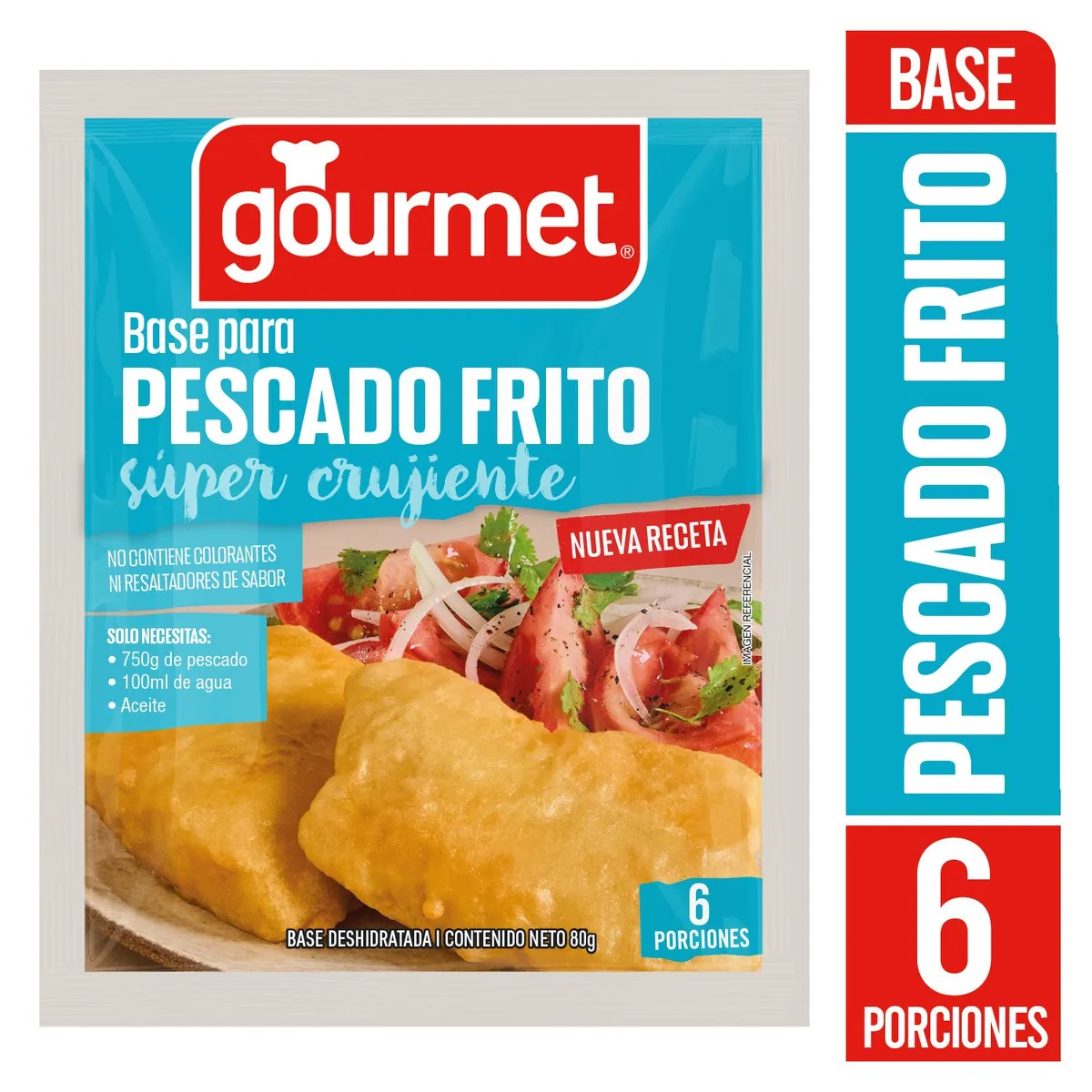 GOURMET - Base para Rebozar Pescado Frito Gourmet 80 g
