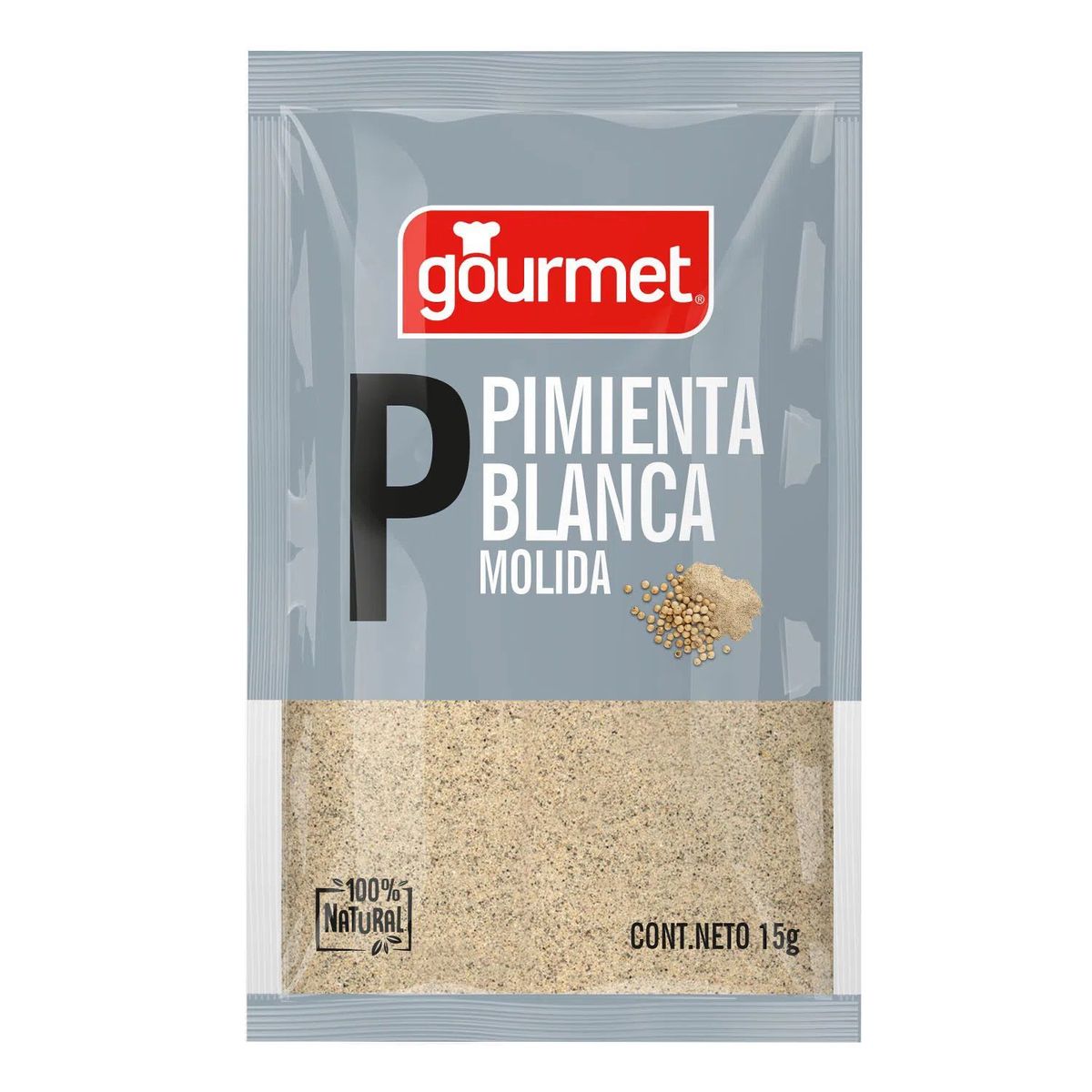 GOURMET - Pimienta Blanca Molida Gourmet 15 g