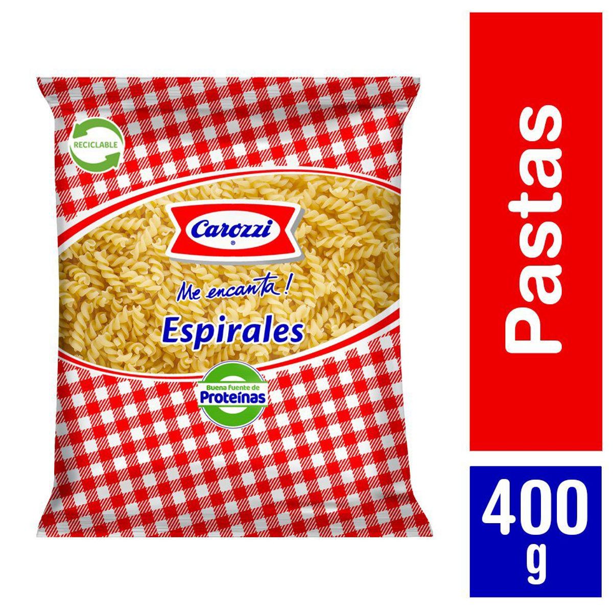 CAROZZI - FIDEO ESPIRAL 49  400 GRS. 111112 C