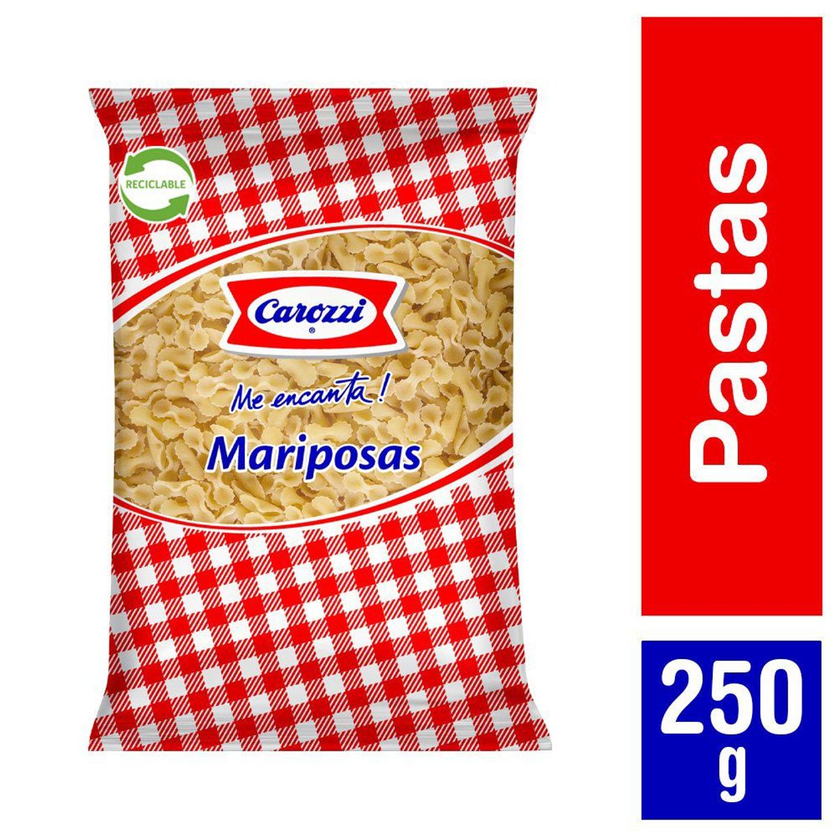 CAROZZI - FIDEO PASTINA MARIPOSA 250 GRS CAROZZI