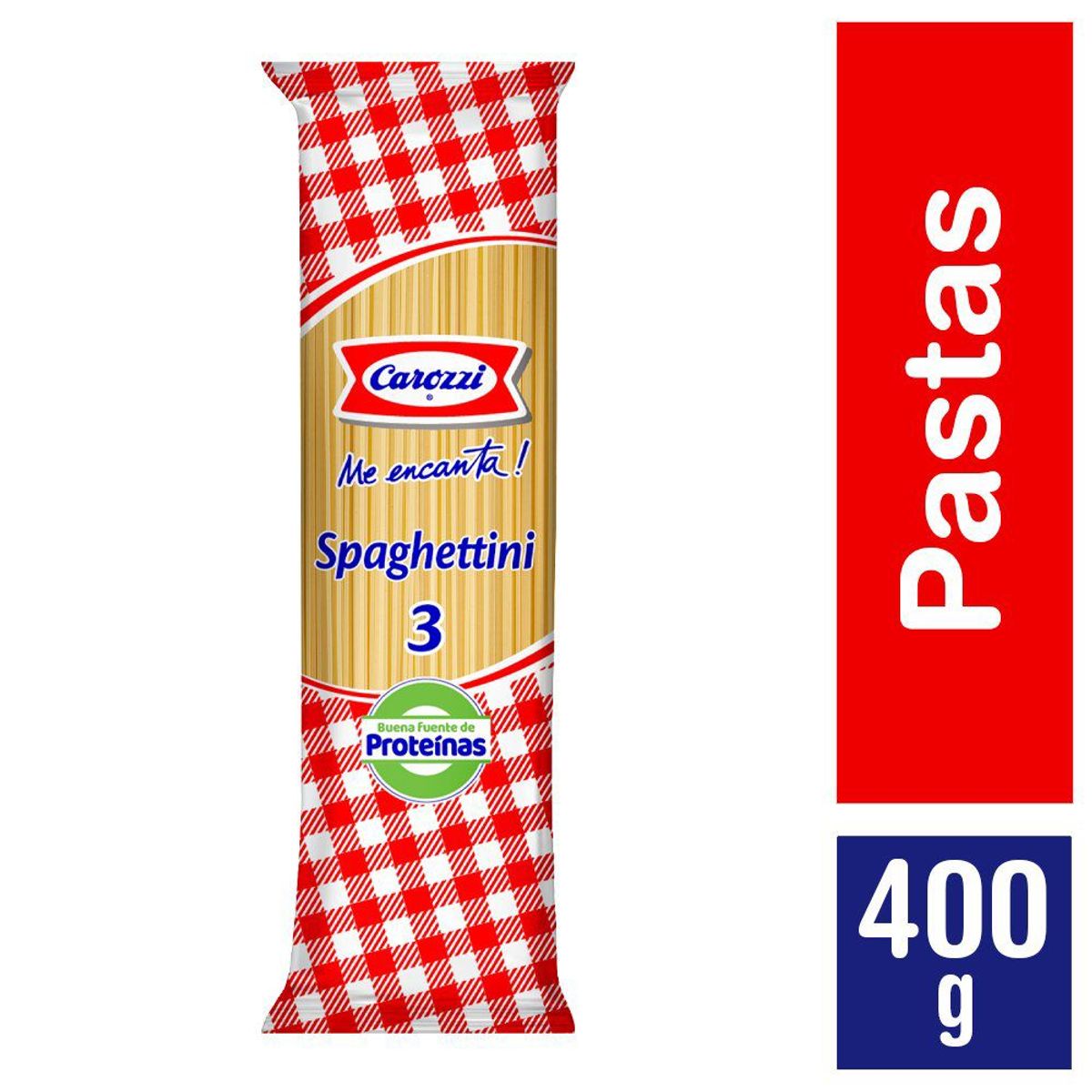 CAROZZI - FIDEO SPAGHETTI 3  400 GRS. 101402 C