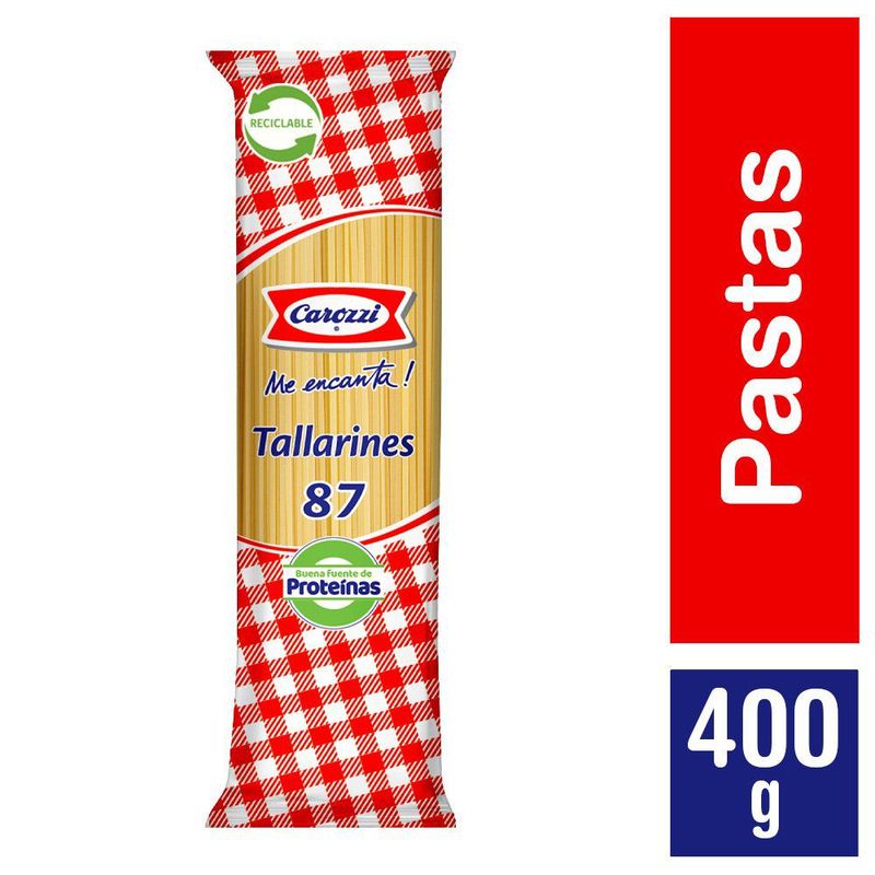 CAROZZI - FIDEO TALLARIN 87  400 GRS. 101407 C