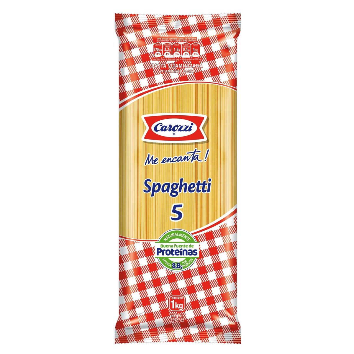 CAROZZI - SPAGHETTI 5 CAROZZI 1 KG