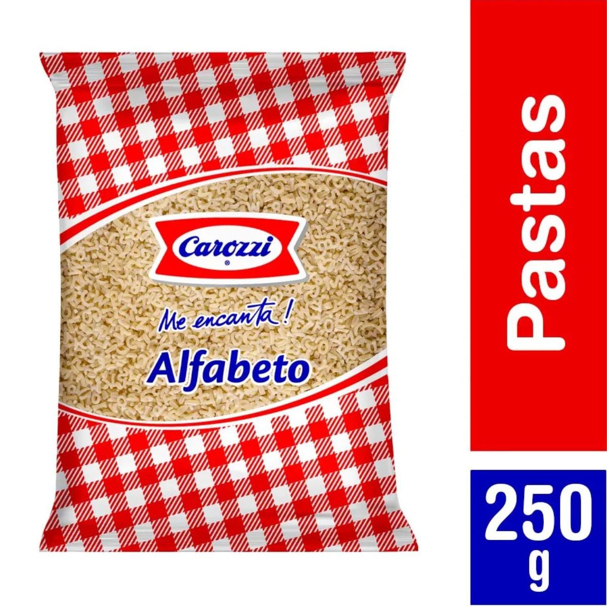 CAROZZI - FIDEO PASTINA ALFABETO 250 GRS.111204 C