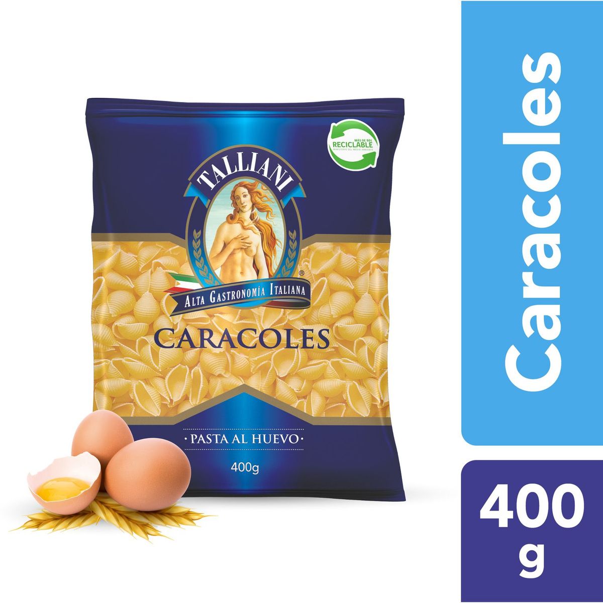 TALLIANI - FIDEO CARACOLES 36  400 GRS. T