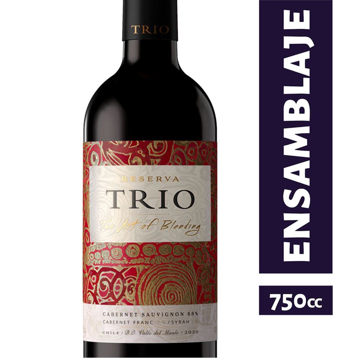 TRIO - Vino Tinto Cabernet Sauvignon Reserva