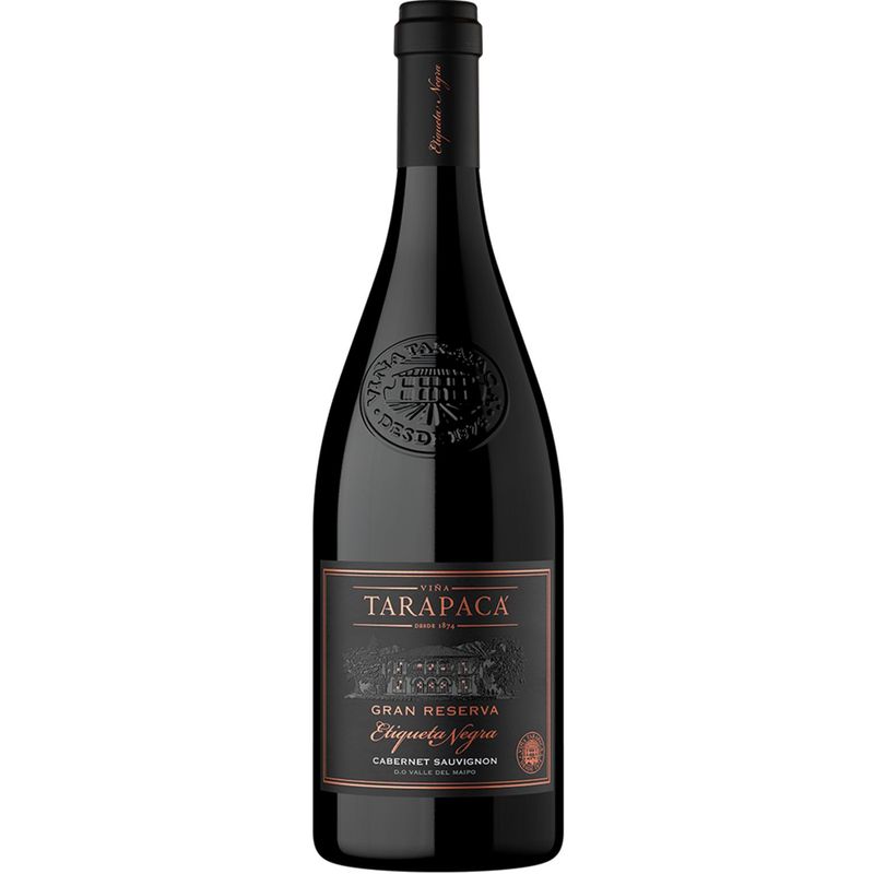 TARAPACA - Vino Tinto Cabernet Sauvignon Tarapaca Gran Reserva 13° 750 cc