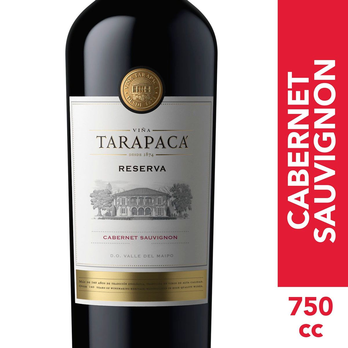 TARAPACA - Vino Tinto Cabernet Sauvignon Reserva