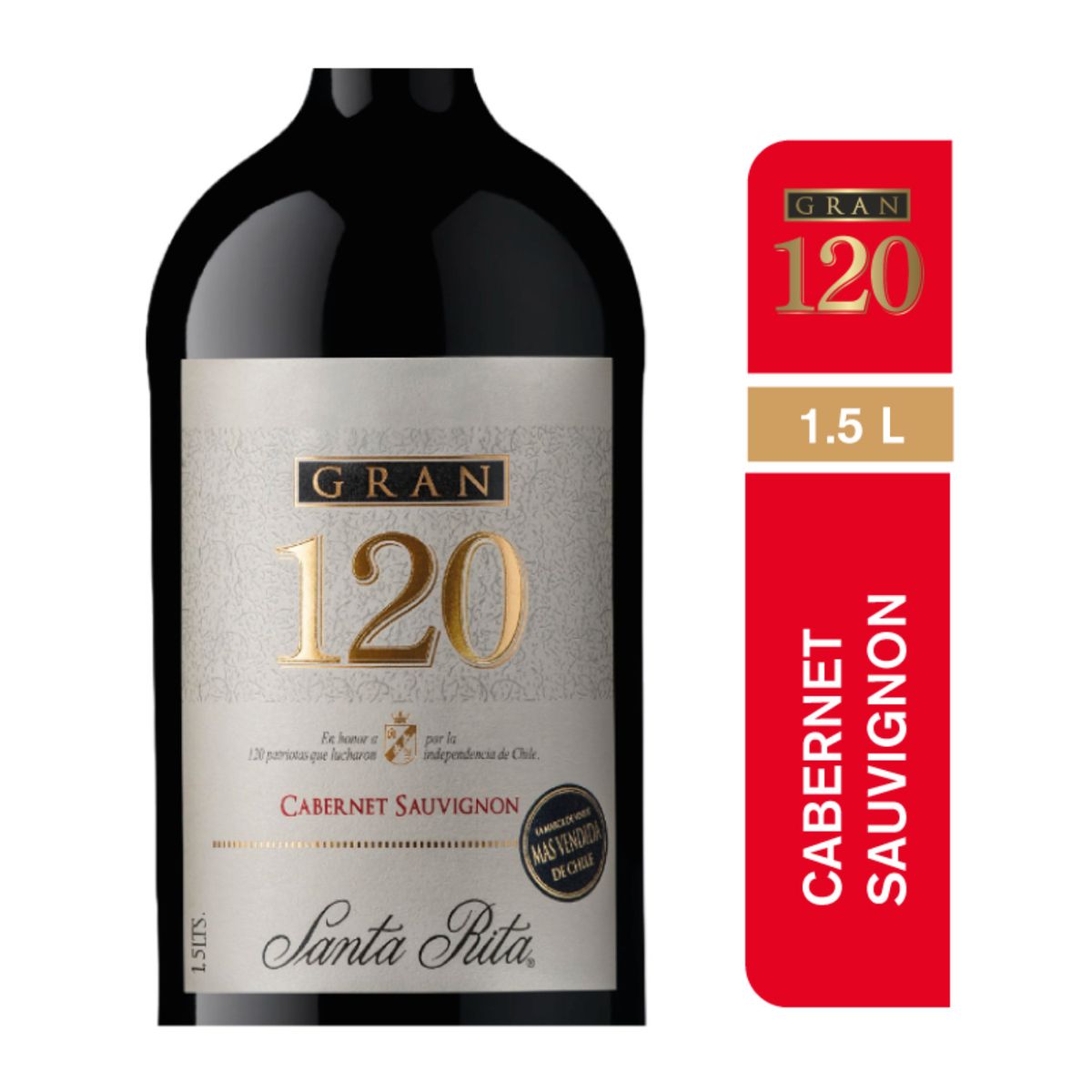 120 - Vino Tinto Cabernet Sauvignon Familiar Botellon