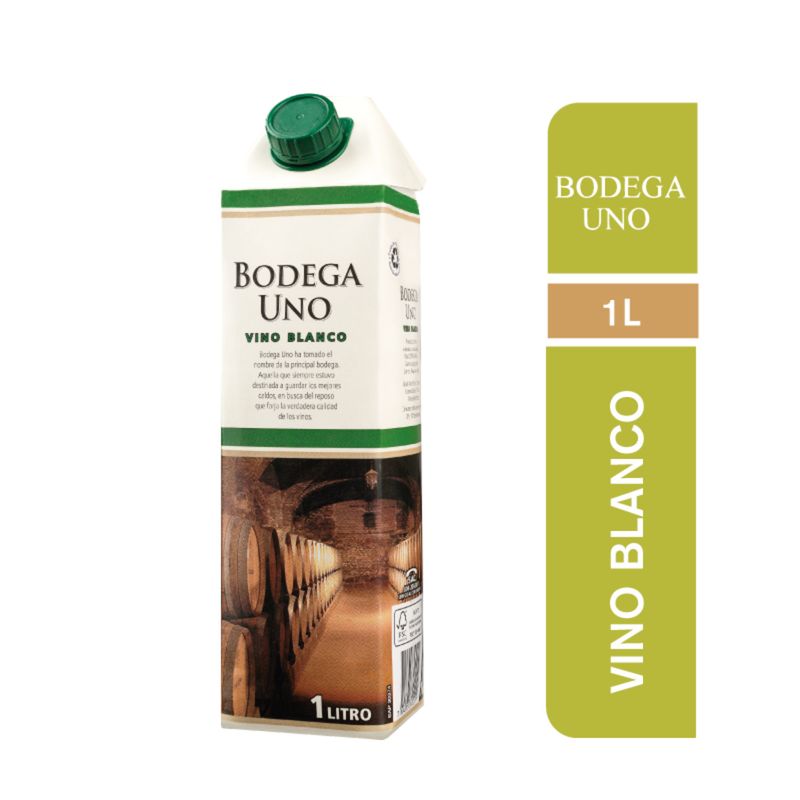 BODEGA UNO - Vino Blanco Tetra 11.5°