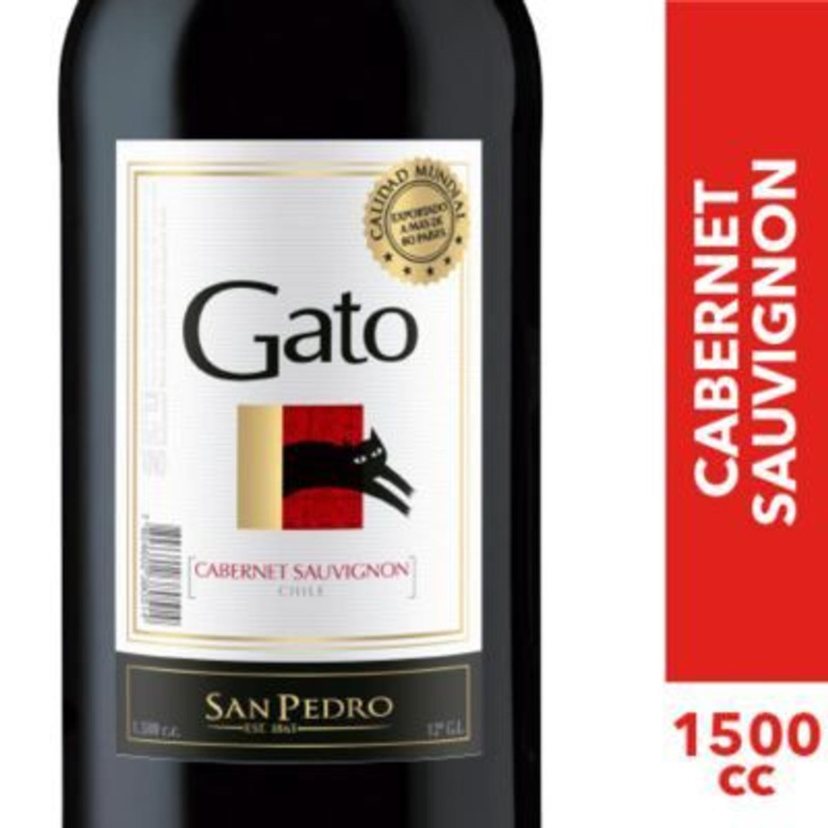 GATO - Vino Tinto Cabernet Sauvignon Botellón