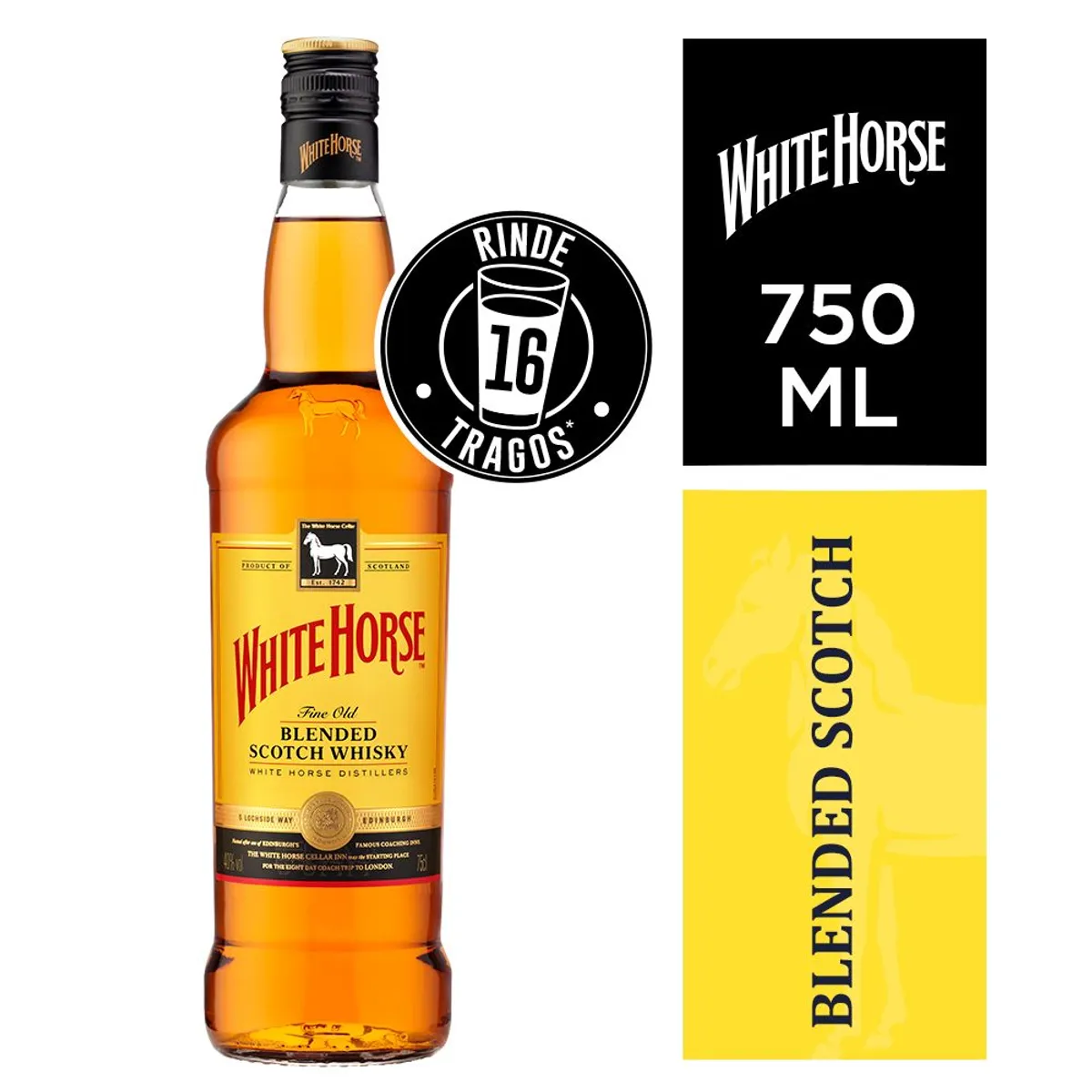 WHITE HORSE - Whisky White Horse 40º Gl
