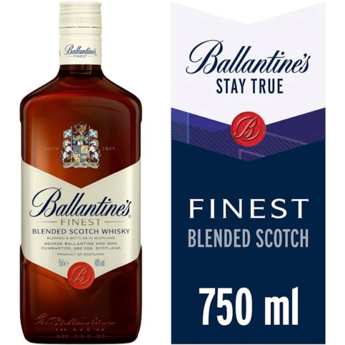 BALLANTINES - Whisky Finest Ballantines 40º 750 cc
