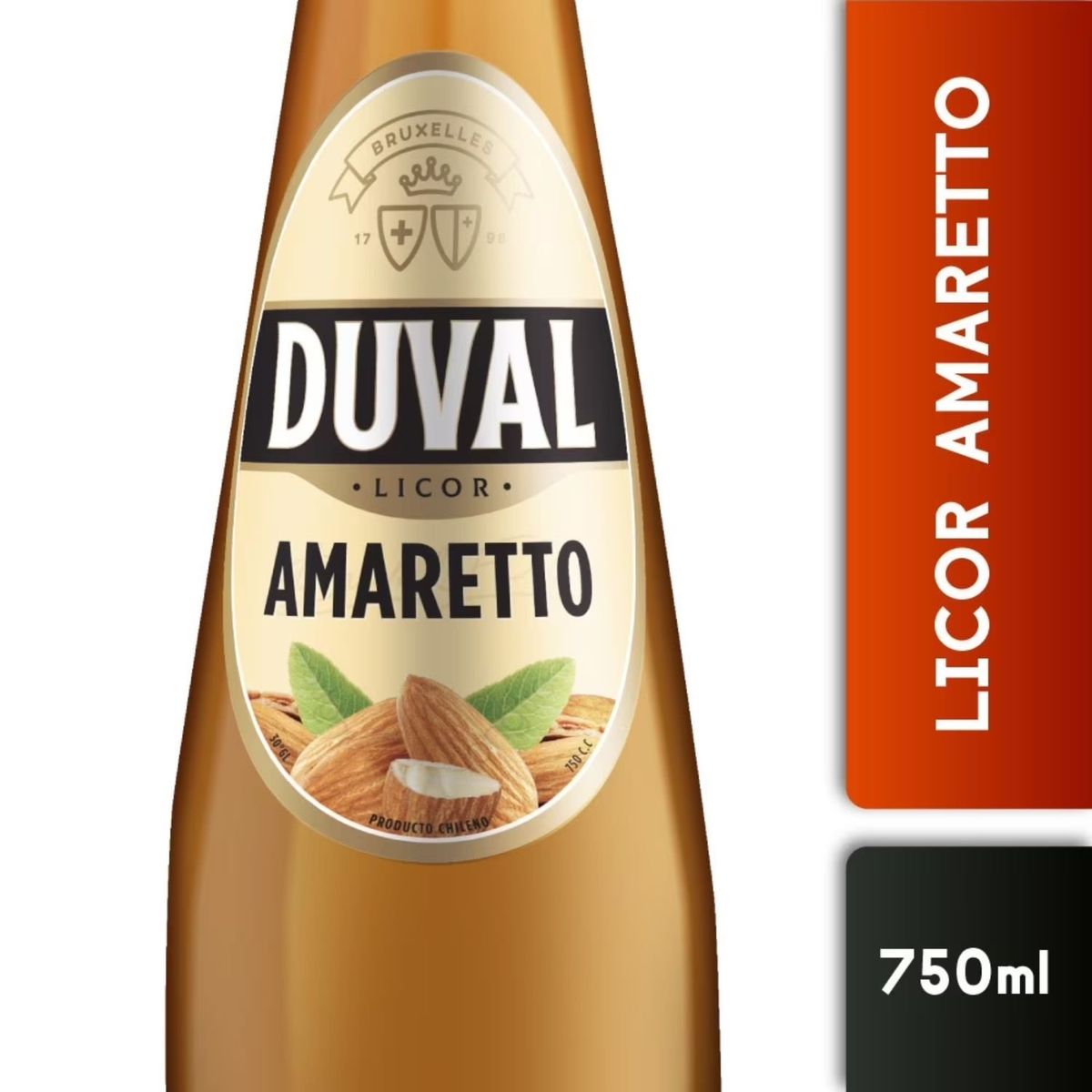 DUVAL - Licor Amaretto Duval 28° 750 ml