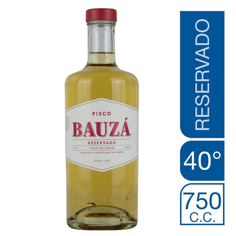 BAUZA - Pisco Reservado 40º Gl