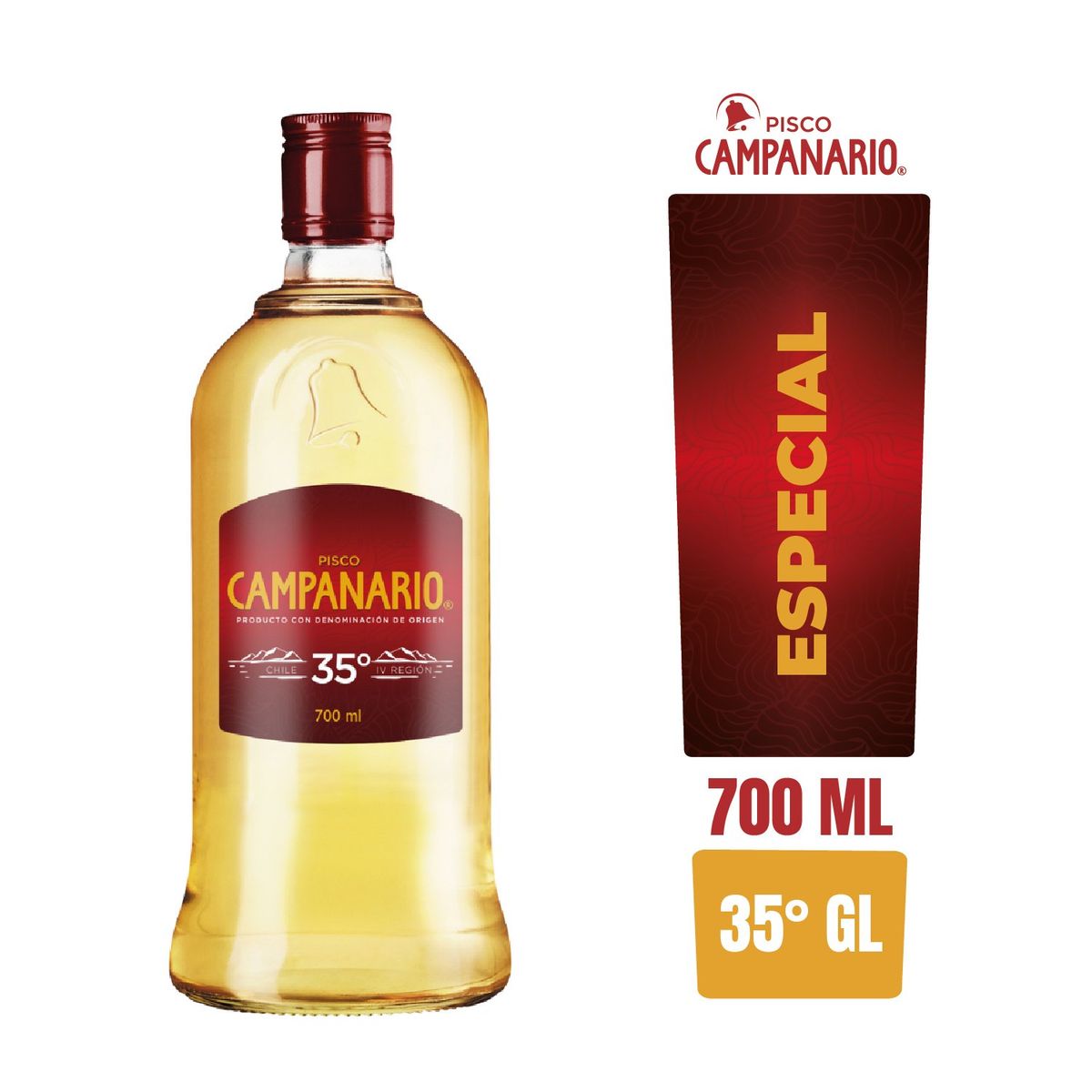 CAMPANARIO - Pisco Campanario 35º Gl