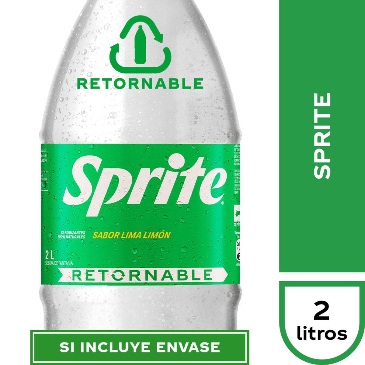 SPRITE - Bebida Sprite Retornable 2 L