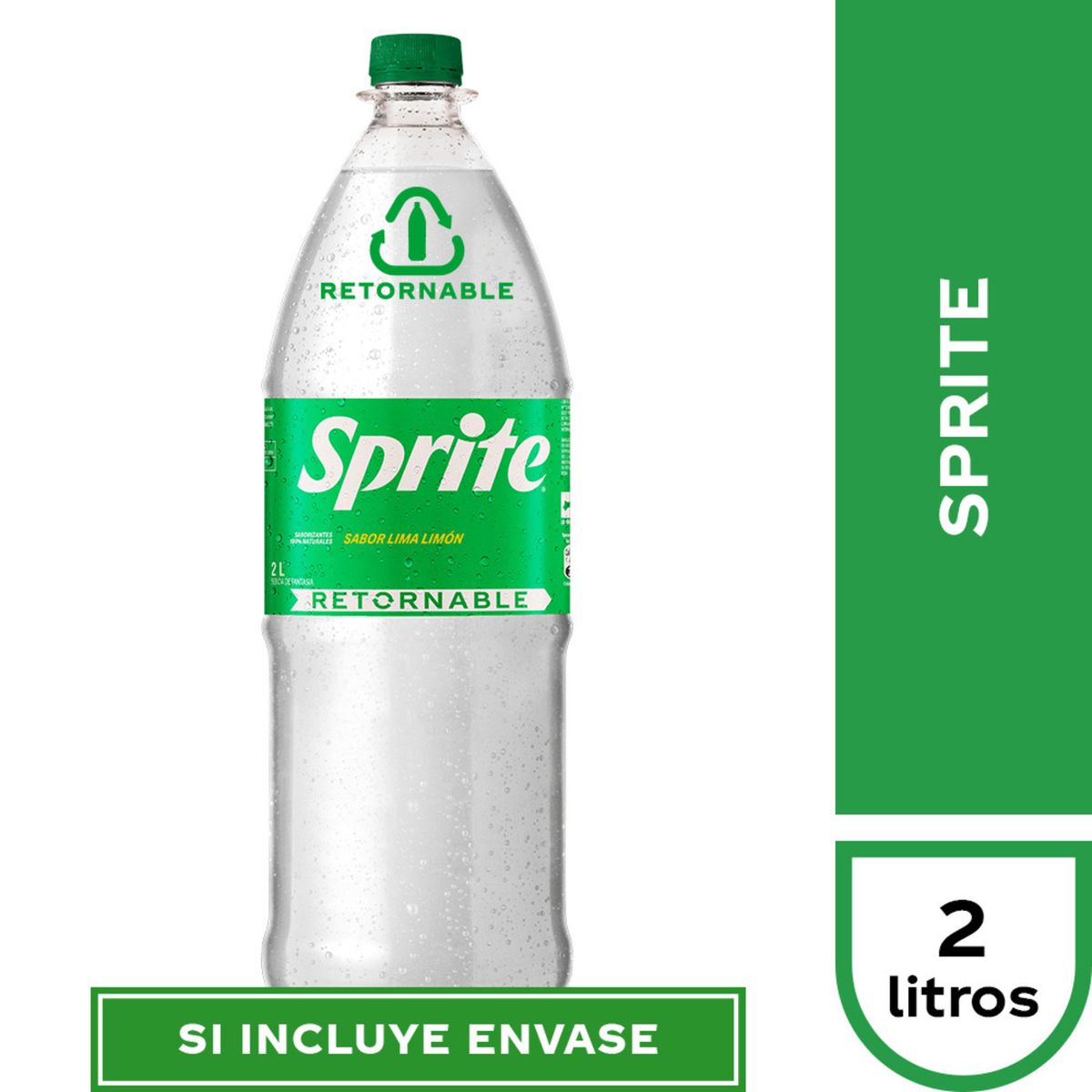 SPRITE - Bebida Sprite Retornable 2 L