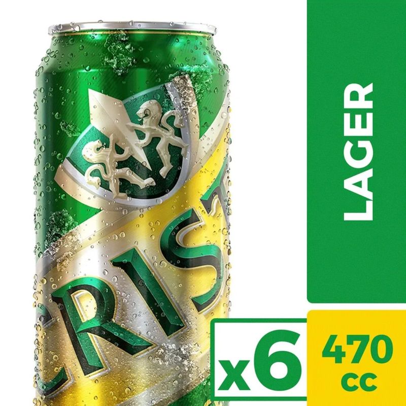 CRISTAL - CERVE CRISTAL LATA PACK 4.6G GL 6X470 CC