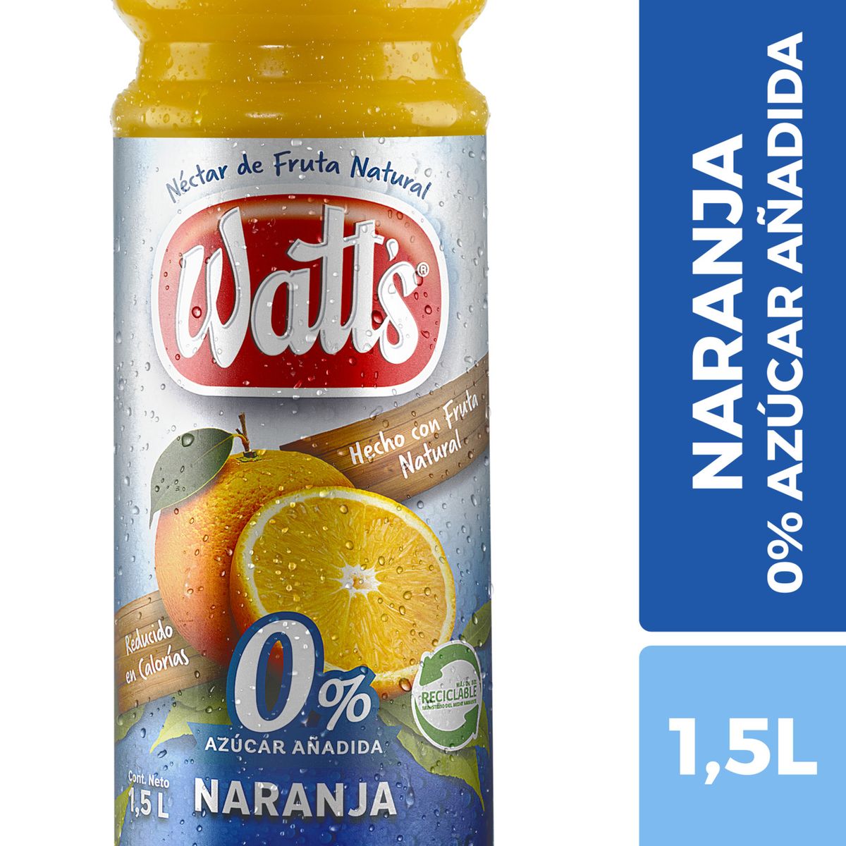 WATTS - Néctar de Naranja Light Watts 1.5 L