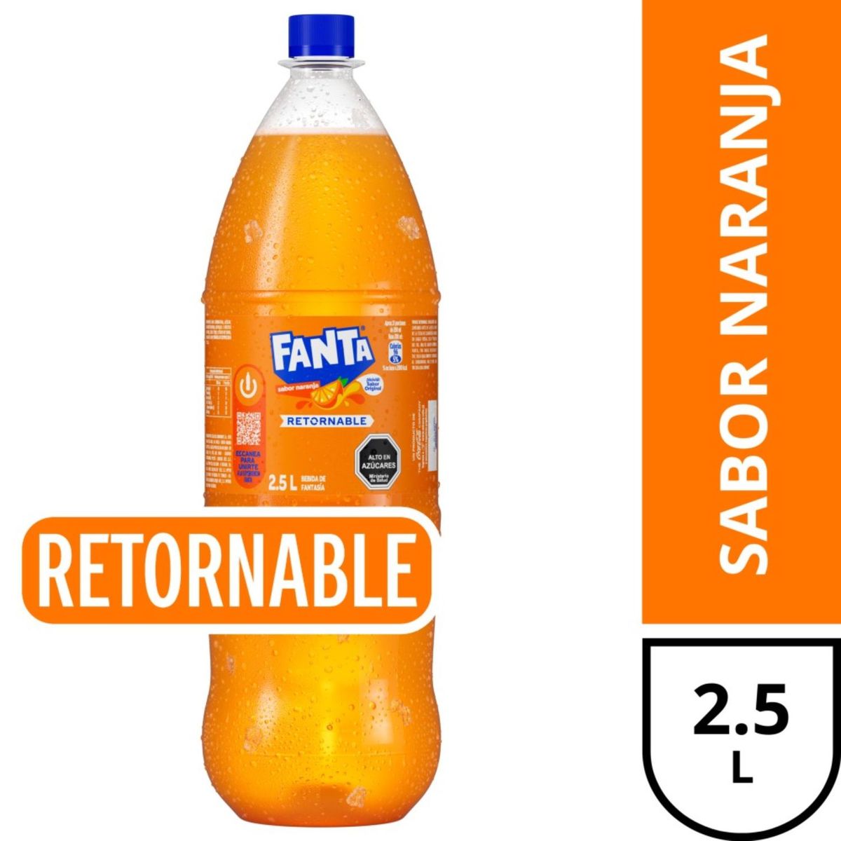 FANTA - Bebida Fanta Retornable 2.5 L