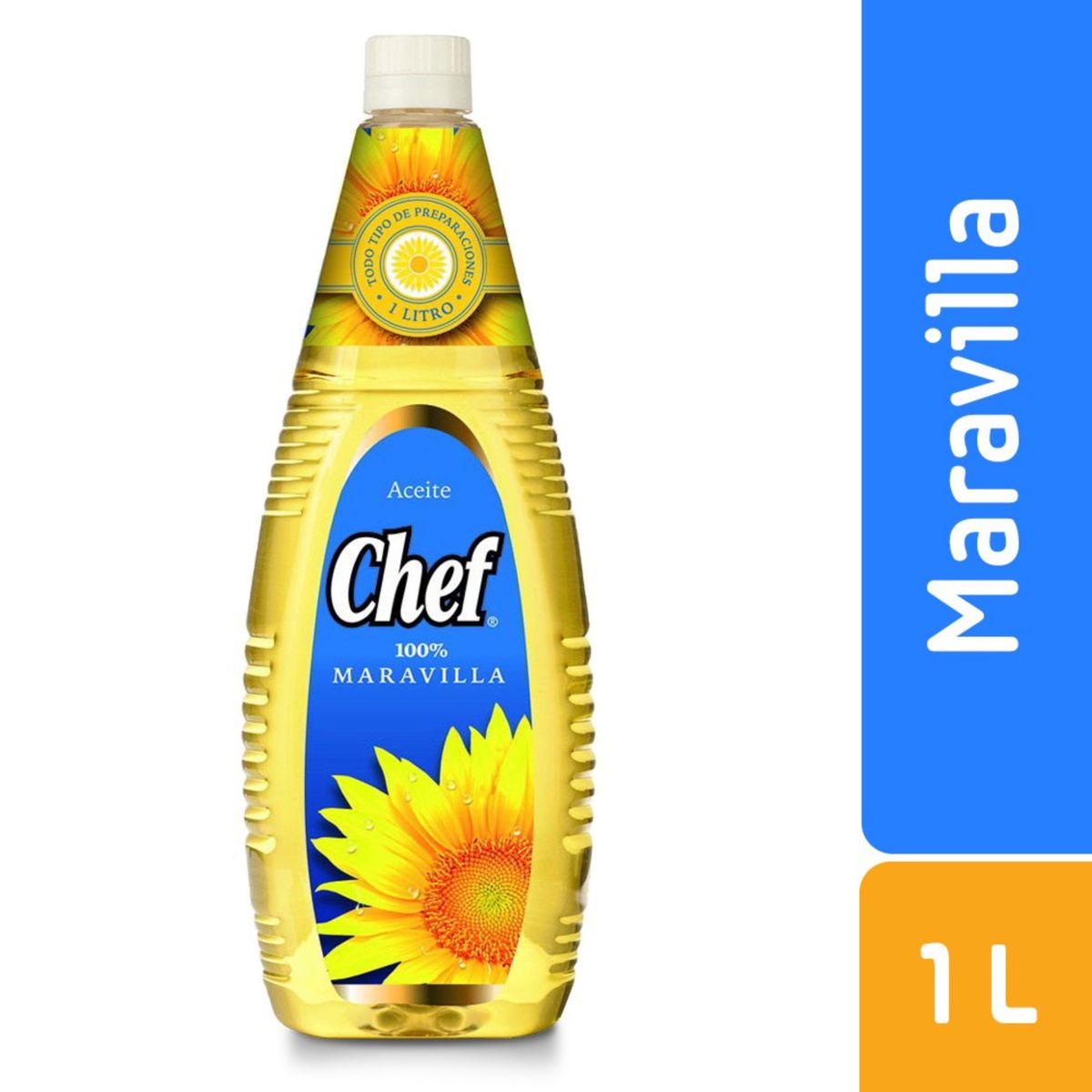 CHEF - Aceite 100% Maravilla Chef 1 L