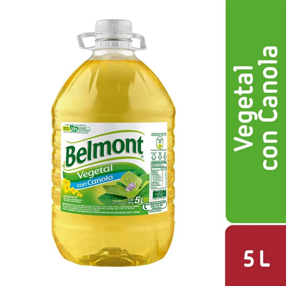 BELMONT - Aceite Vegetal Belmont 5 Lt