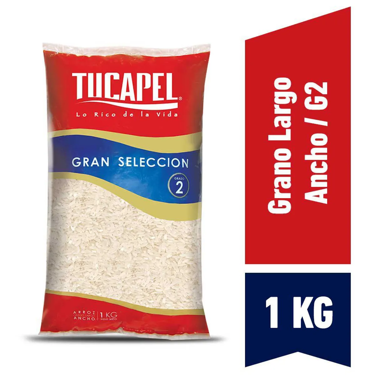 TUCAPEL - Arroz Tucapel G2 Grano Largo Ancho 1 Kg