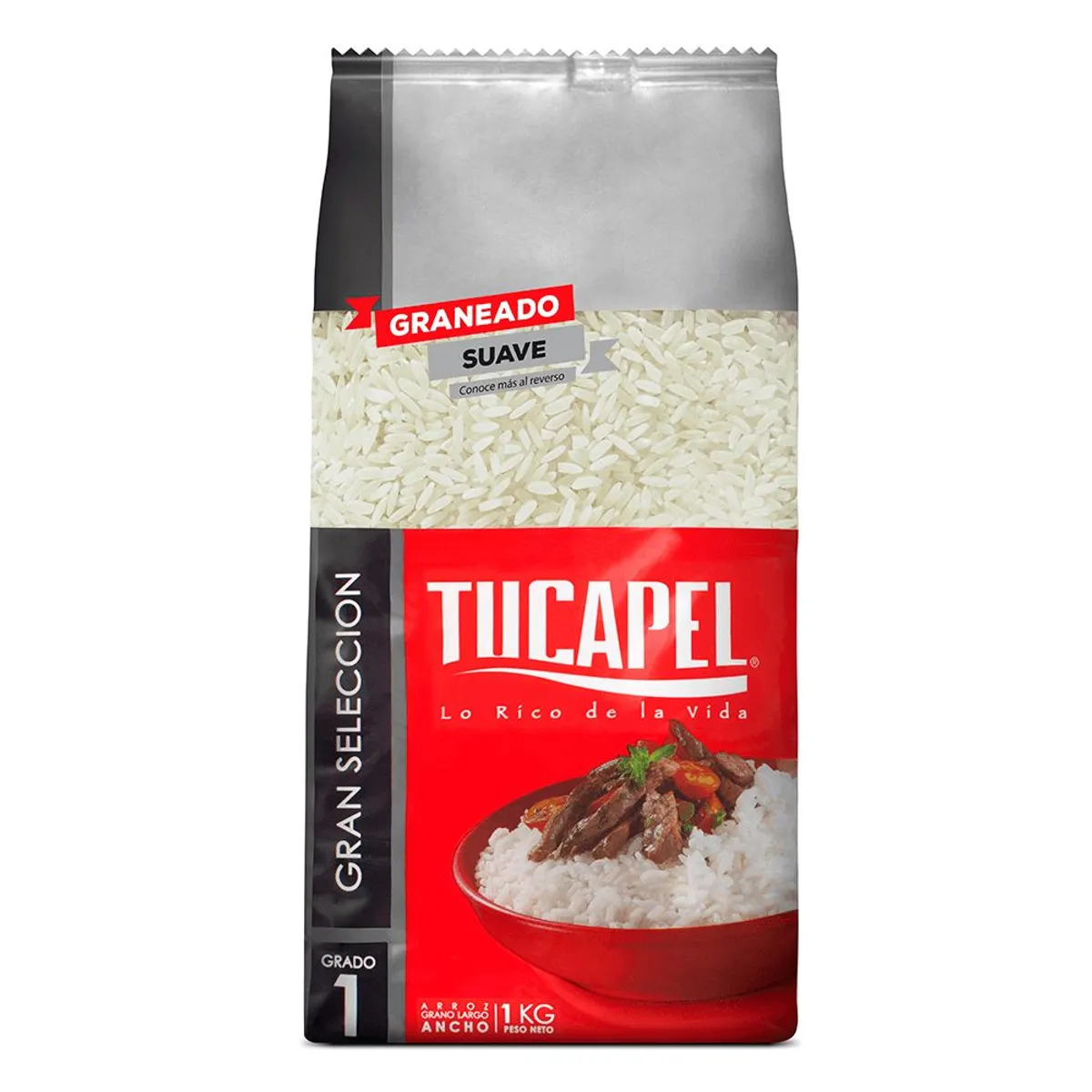TUCAPEL - Arroz Tucapel G1 Graneado Suave Largo Ancho 1 Kg