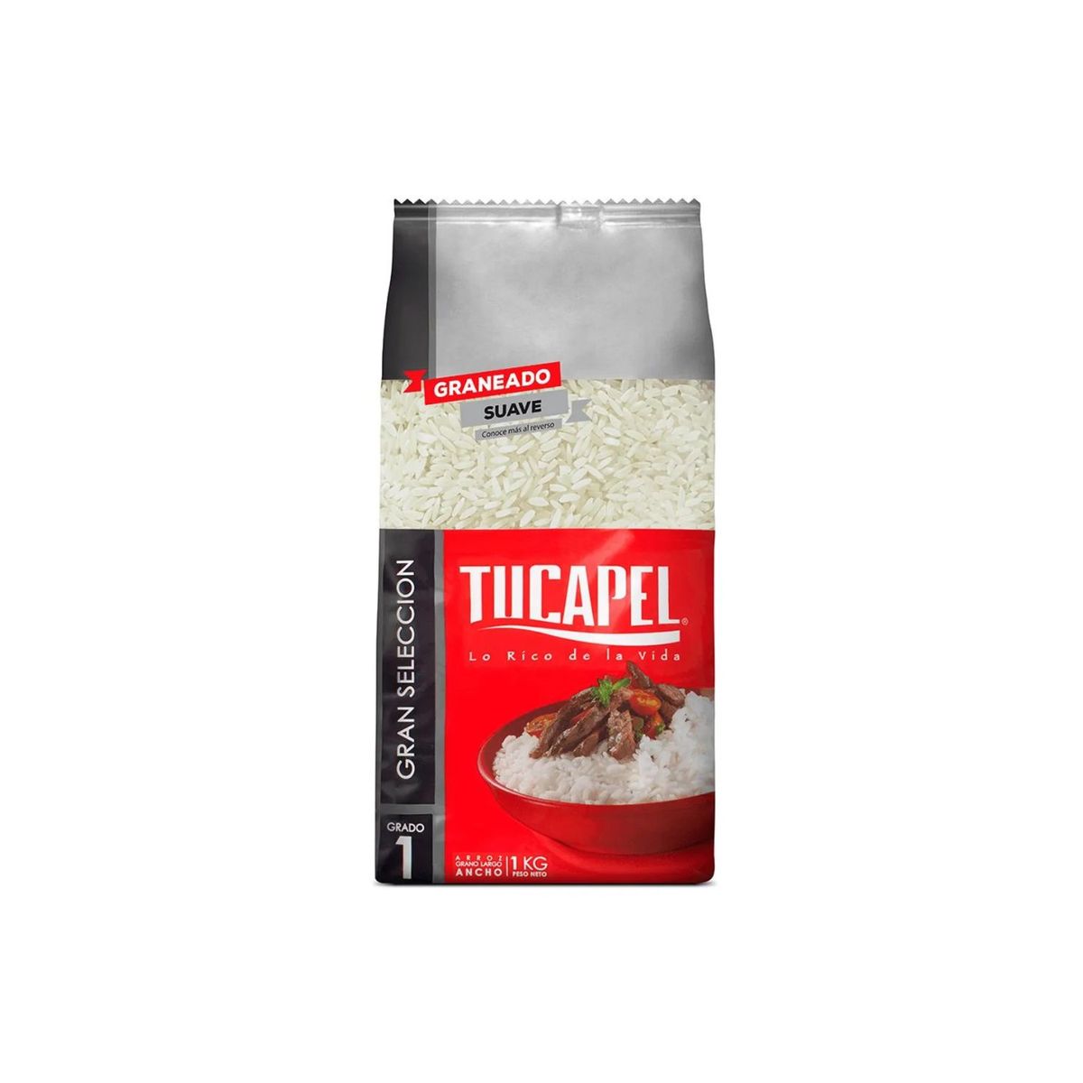 TUCAPEL - Arroz Tucapel G1 Graneado Suave Largo Ancho 1 Kg