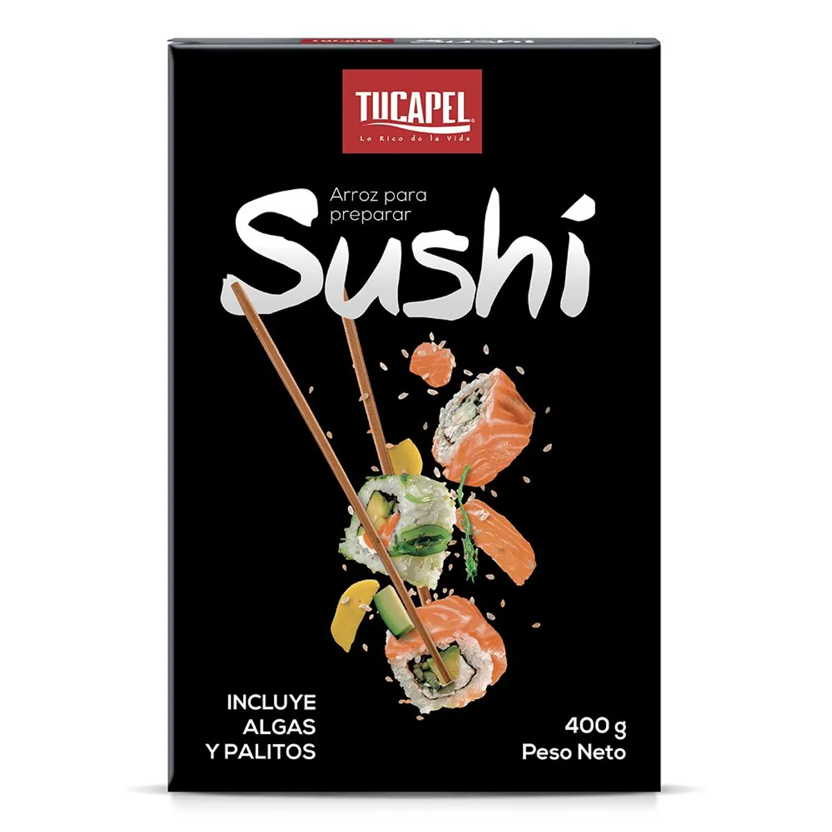 TUCAPEL - ARROZ PARA SUSHI 400 GRS. T