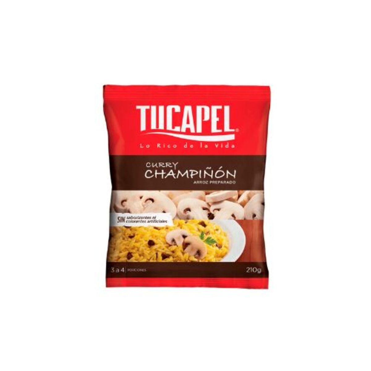 TUCAPEL - Arroz Curry Champiñón