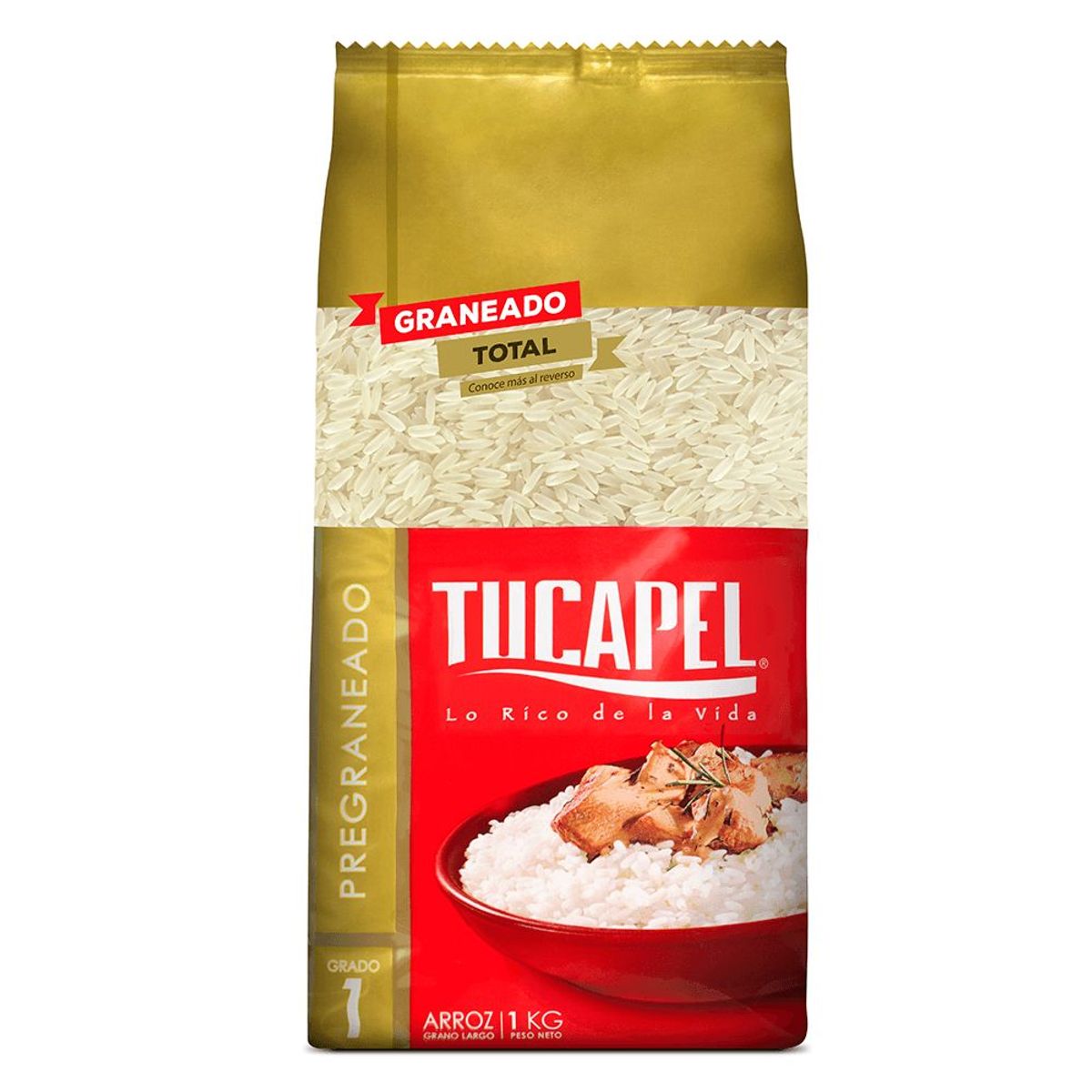 TUCAPEL - Arroz Tucapel G1 Pregraneado Grano Ancho 1 Kg