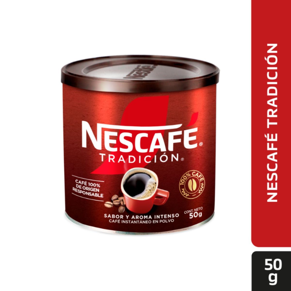 NESCAFE - Café Instantáneo Nescafe Tradición Tarro 50 g