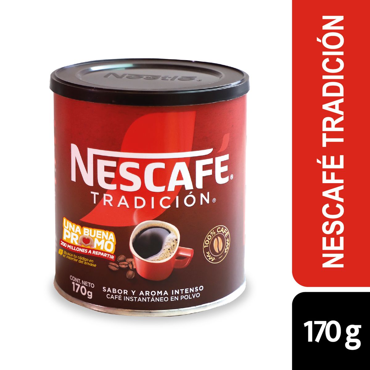 NESCAFE - Café Instantáneo Nescafe Tradición Tarro 170 g